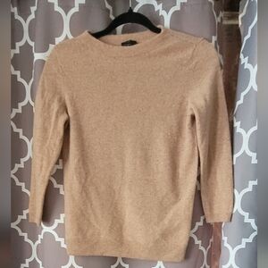 Talbots Soft Camel Crewneck Sweater